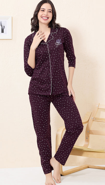 Womens Cotton Night Suit Set