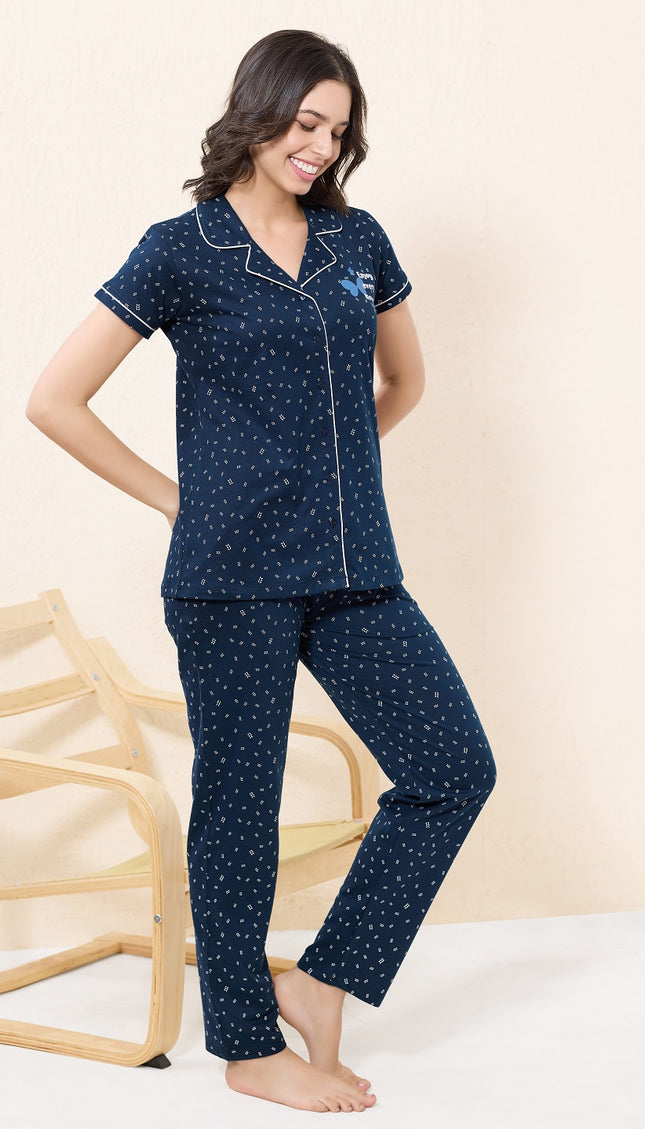 Womens Cotton Night Suit Set