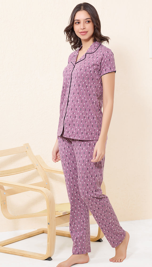 Womens Cotton Night Suit Set