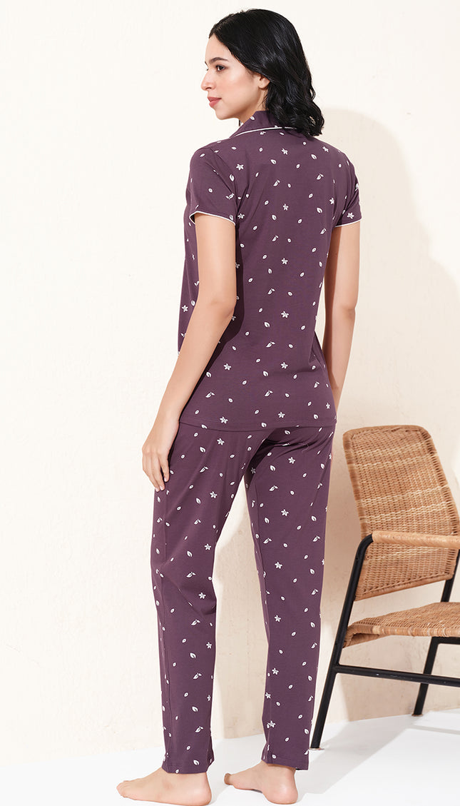 Womens Cotton Night Suit Set