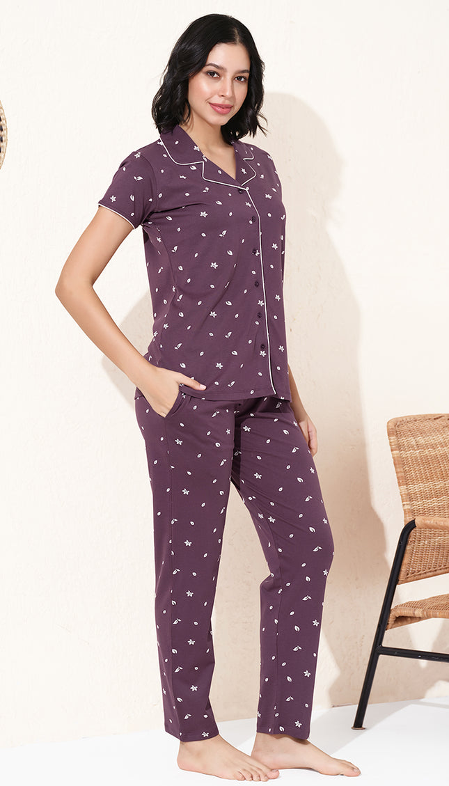 Womens Cotton Night Suit Set
