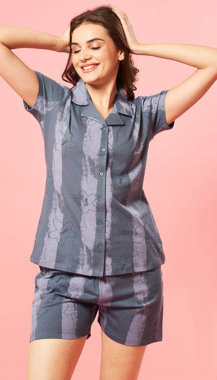 Womens Cotton Night Suit Set