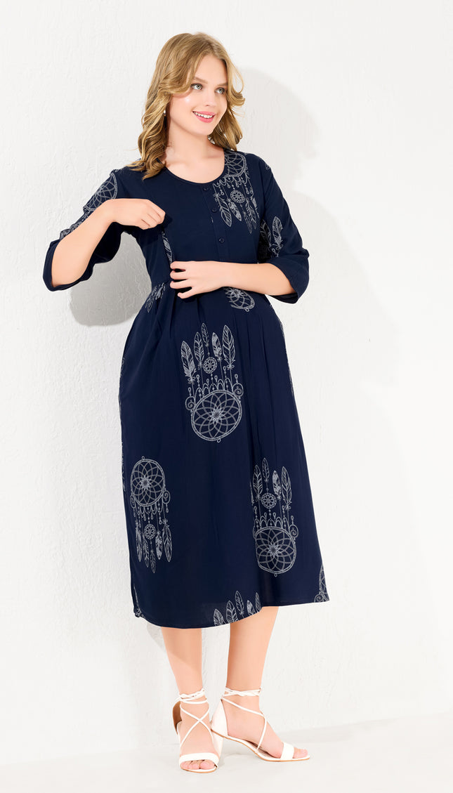 Womens Maternity Short Nighty | Comfortable & Breathable