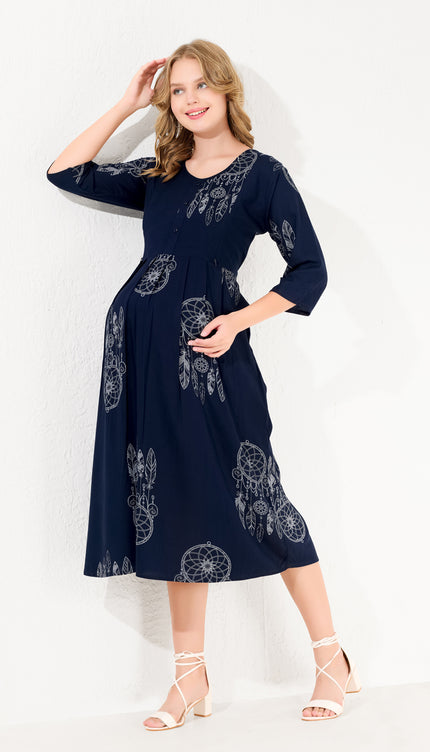 Womens Maternity Short Nighty | Comfortable & Breathable
