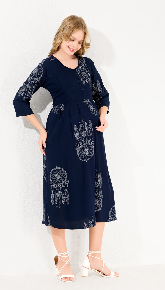 Womens Maternity Short Nighty | Comfortable & Breathable