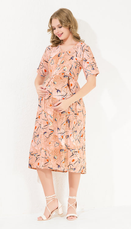 Womens Maternity Short Nighty | Comfortable & Breathable