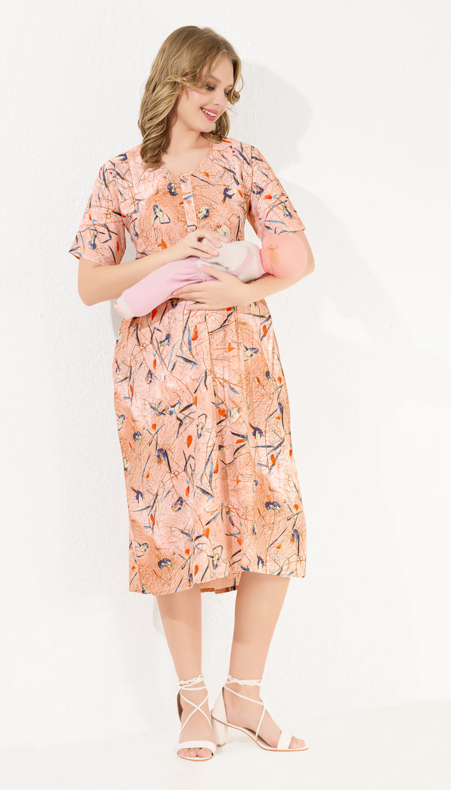 Womens Maternity Short Nighty | Comfortable & Breathable