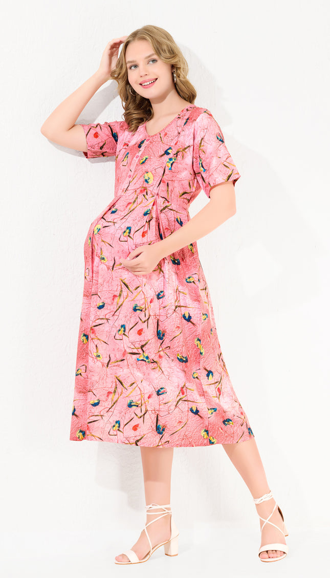 Womens Maternity Short Nighty | Comfortable & Breathable