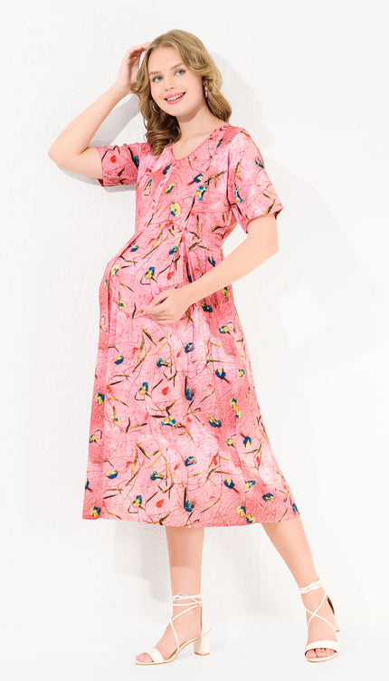 Womens Maternity Short Nighty | Comfortable & Breathable