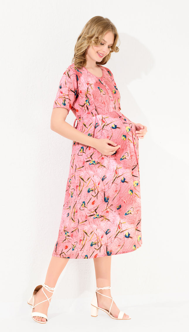 Womens Maternity Short Nighty | Comfortable & Breathable