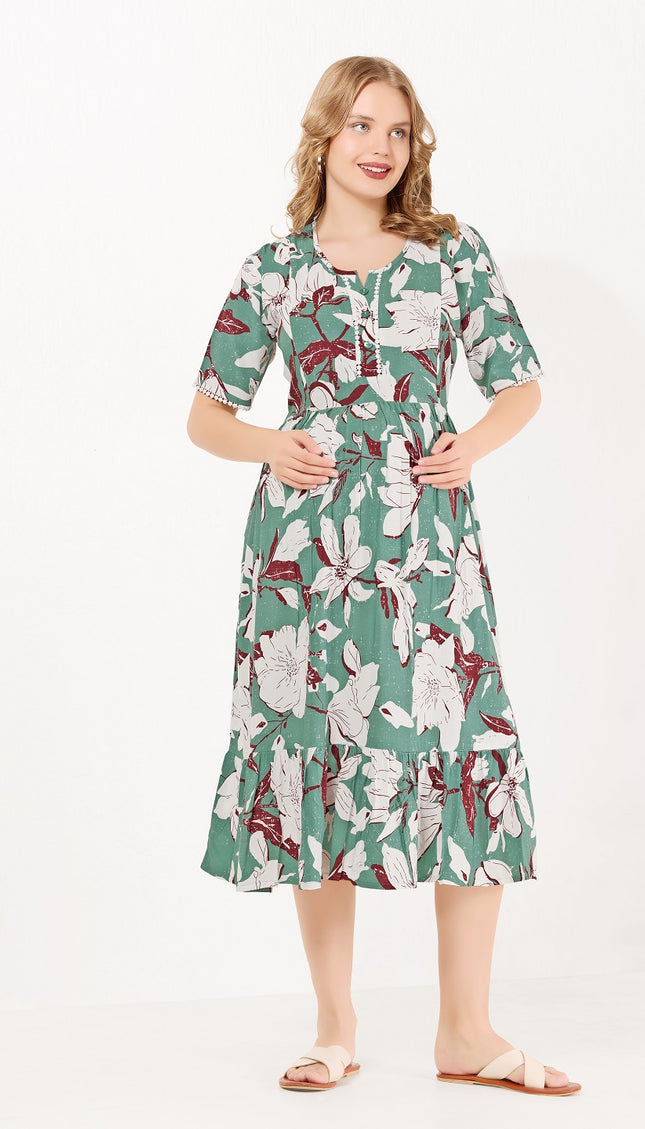 Womens Maternity Short Nighty | Comfortable & Breathable