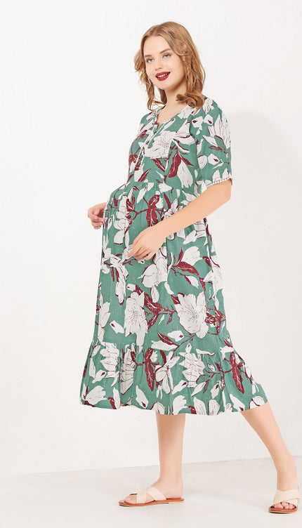 Womens Maternity Short Nighty | Comfortable & Breathable