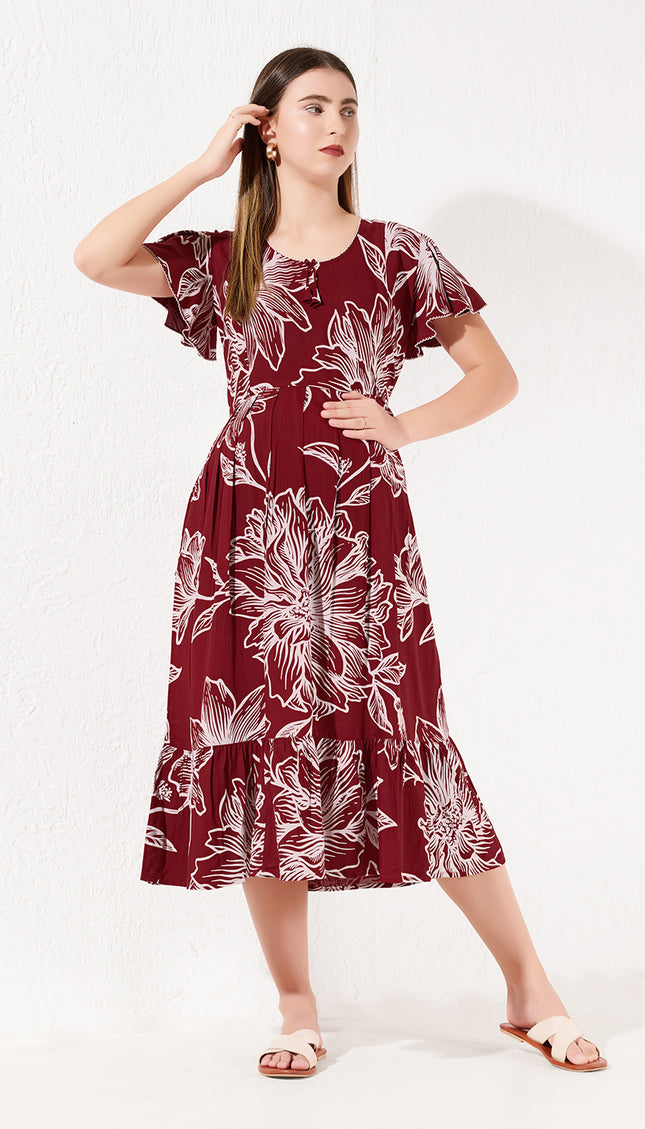 Womens Maternity Short Nighty | Comfortable & Breathable