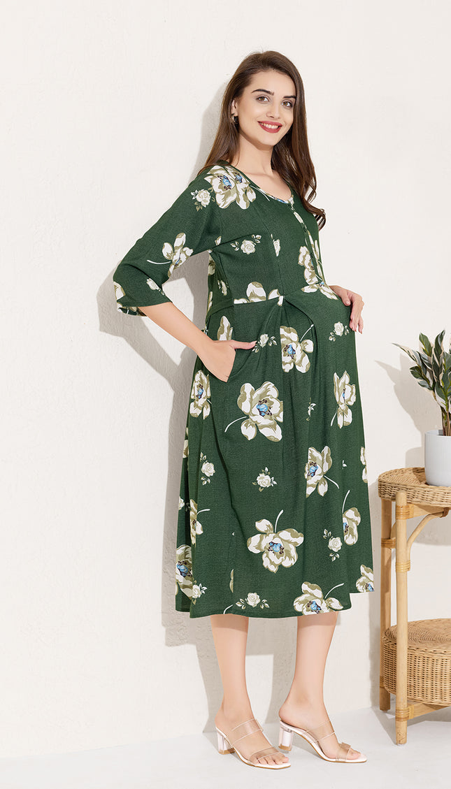 Womens Maternity Short Nighty | Comfortable & Breathable