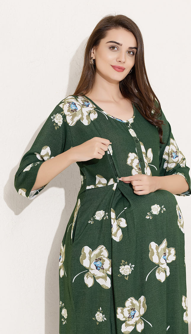 Womens Maternity Short Nighty | Comfortable & Breathable