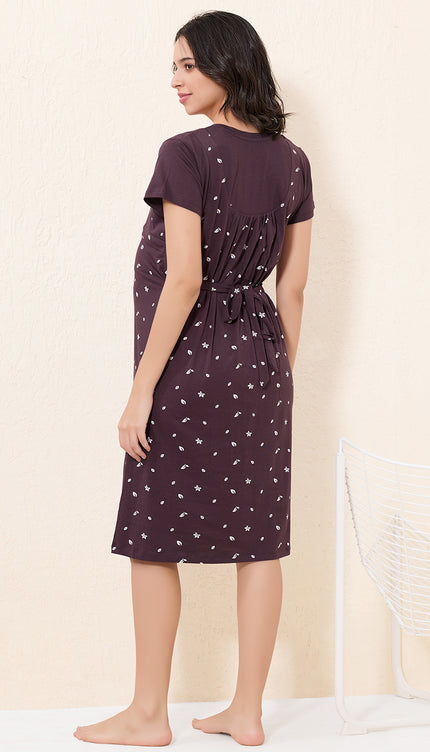 Womens Maternity Short Nighty | Comfortable & Breathable