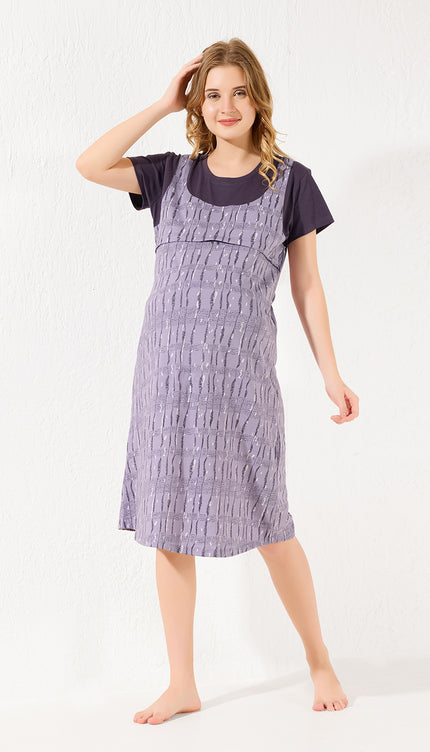 Womens Maternity Short Nighty | Comfortable & Breathable