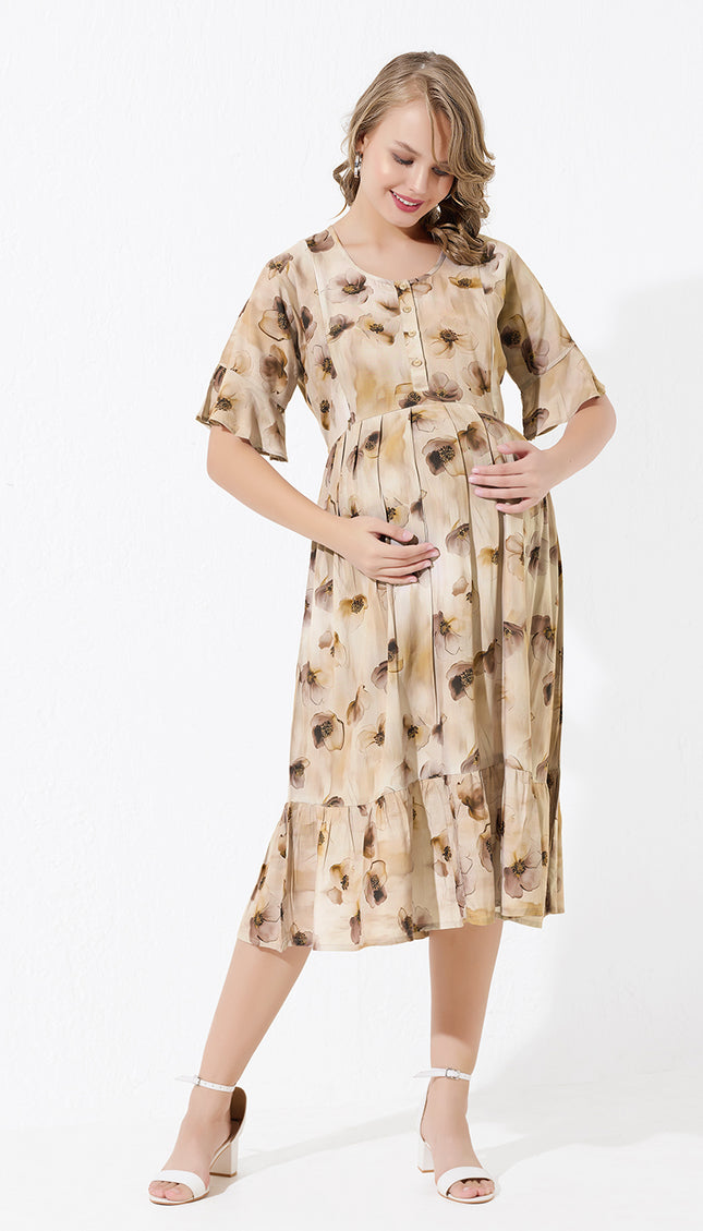 Womens Maternity Short Nighty | Comfortable & Breathable