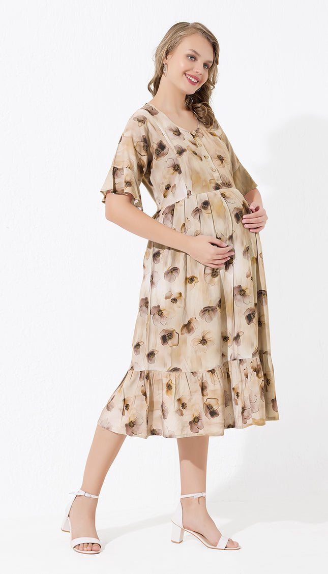 Womens Maternity Short Nighty | Comfortable & Breathable