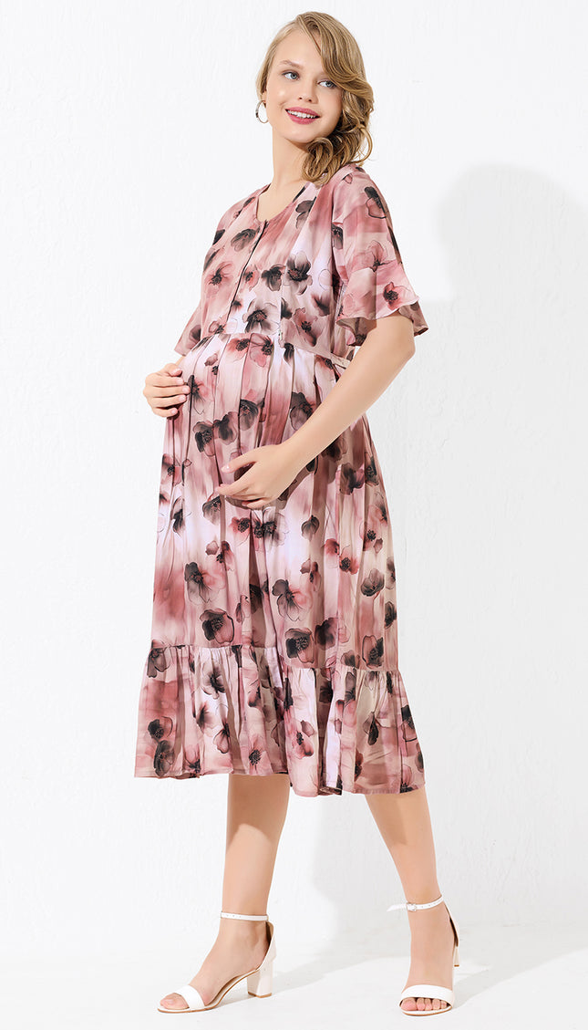 Womens Maternity Short Nighty | Comfortable & Breathable