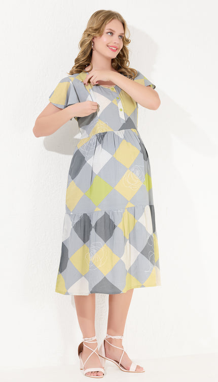Womens Maternity Short Nighty | Comfortable & Breathable