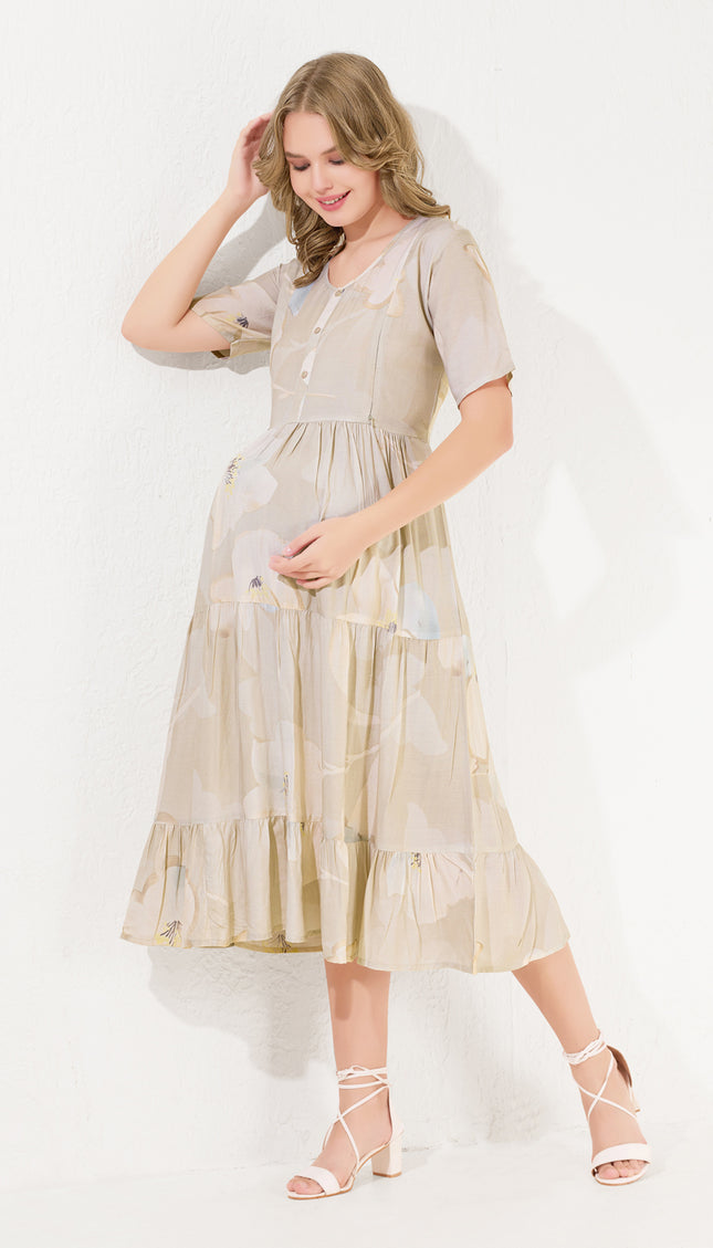 Womens Maternity Short Nighty | Comfortable & Breathable