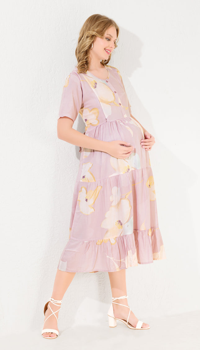 Womens Maternity Short Nighty | Comfortable & Breathable