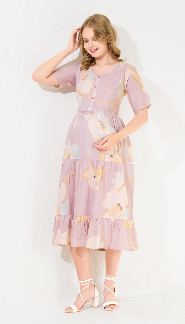 Womens Maternity Short Nighty | Comfortable & Breathable