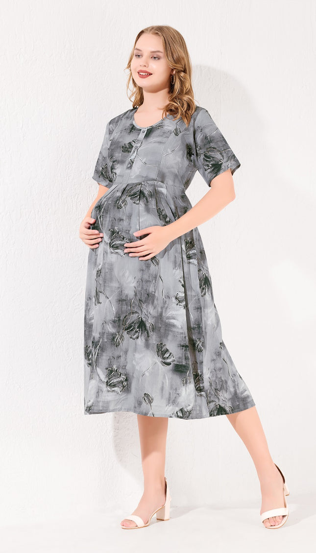 Womens Maternity Short Nighty | Comfortable & Breathable