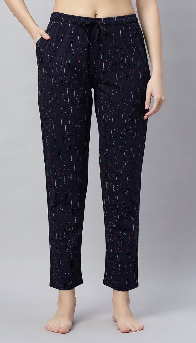 Womens Cotton Printed Night Suit Set