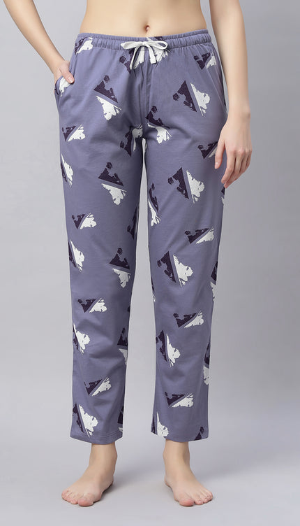 Womens Cotton Printed Night Suit Set