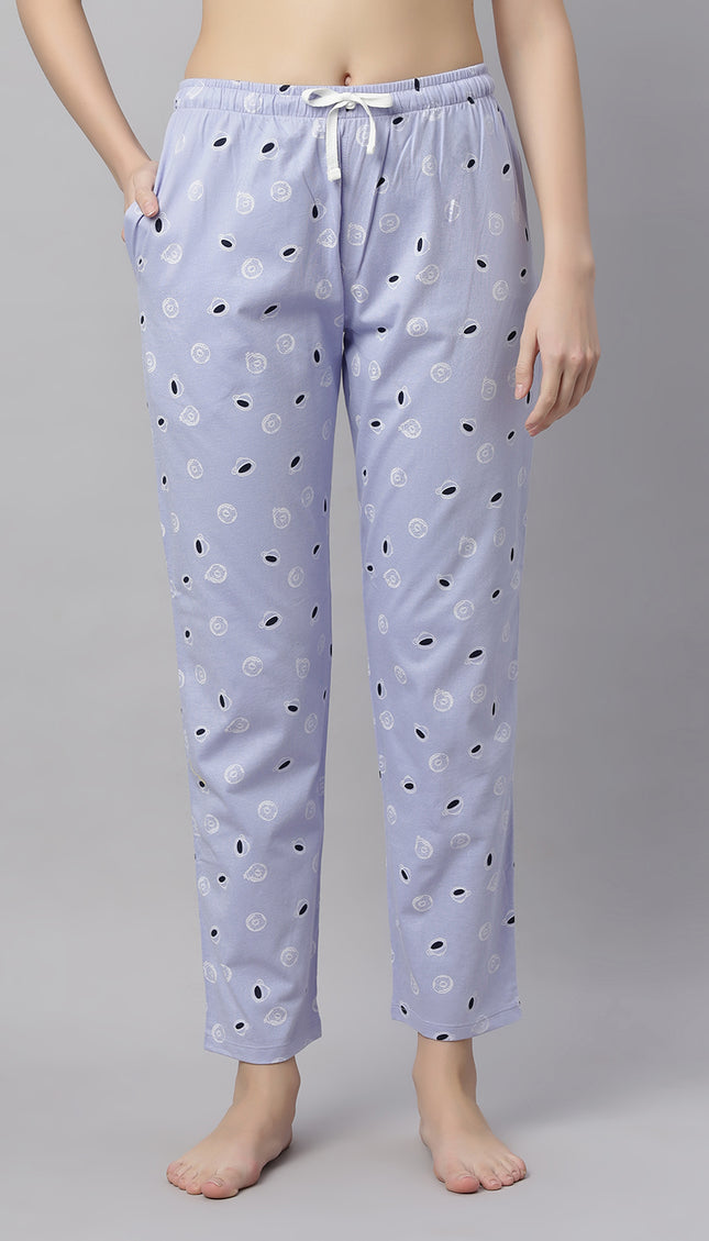 Womens Cotton Printed Night Suit Set