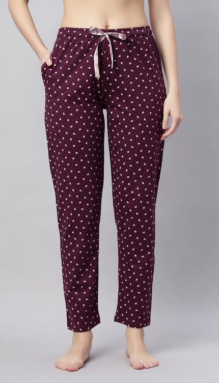 Womens Cotton Printed Night Suit Set