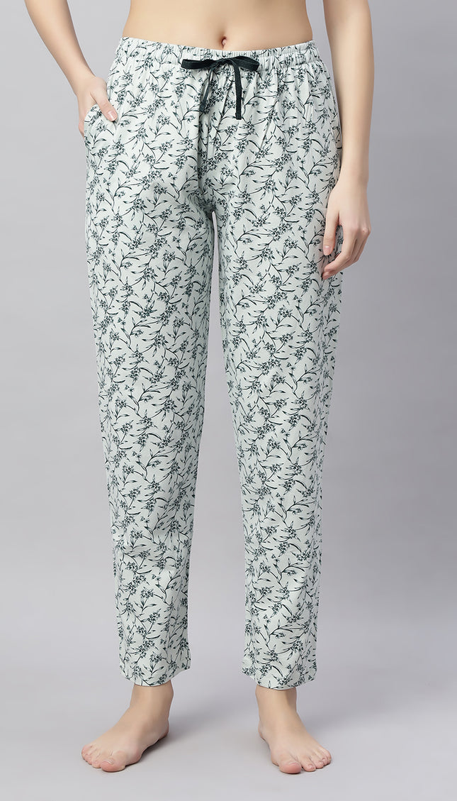 Womens Cotton Printed Night Suit Set