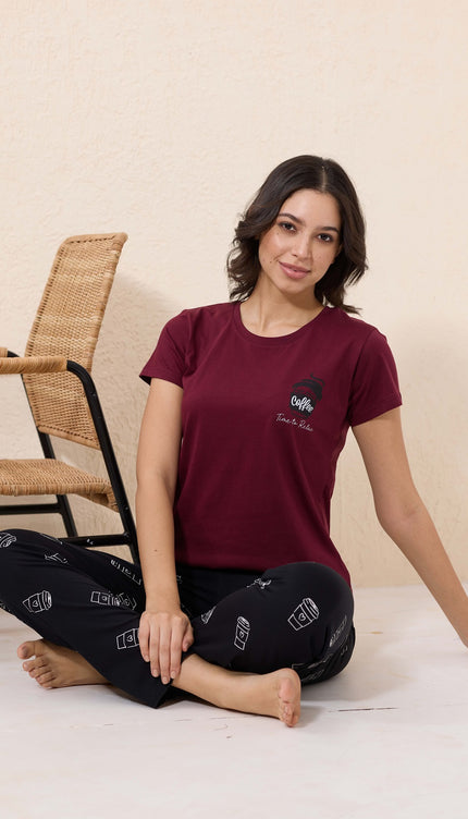 Womens Cotton Printed Night Suit Set