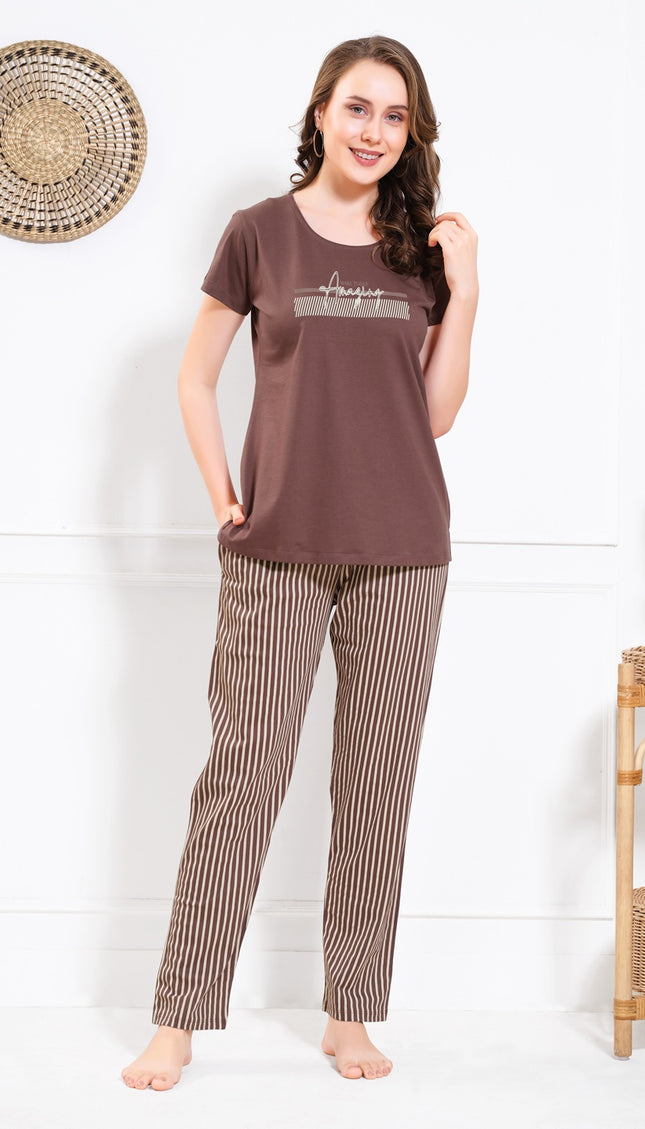 Women’s Cotton Printed Night Suit Set