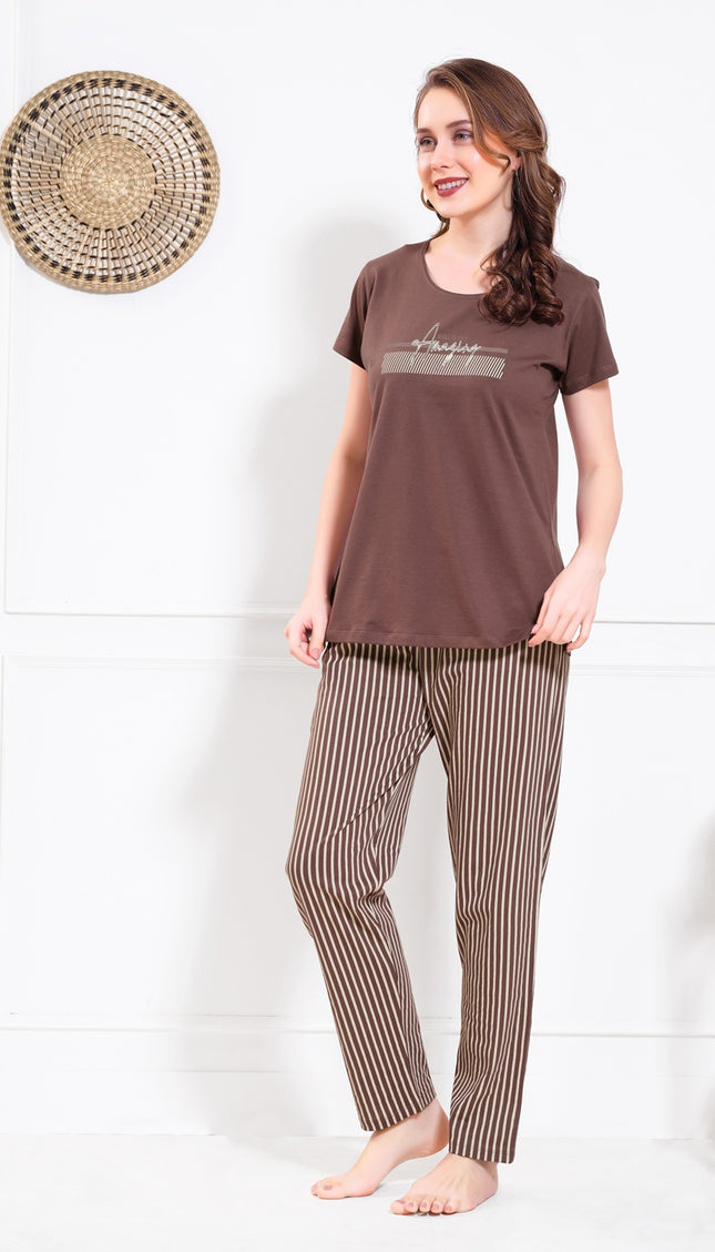 Women’s Cotton Printed Night Suit Set