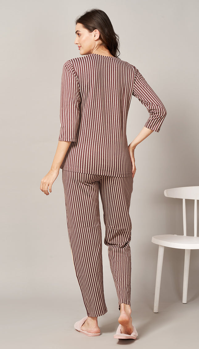 Womens Cotton Printed Night Suit Set