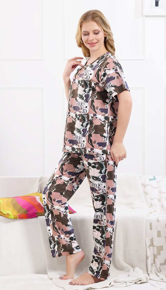 Womens Cotton Printed Co-Ord Set