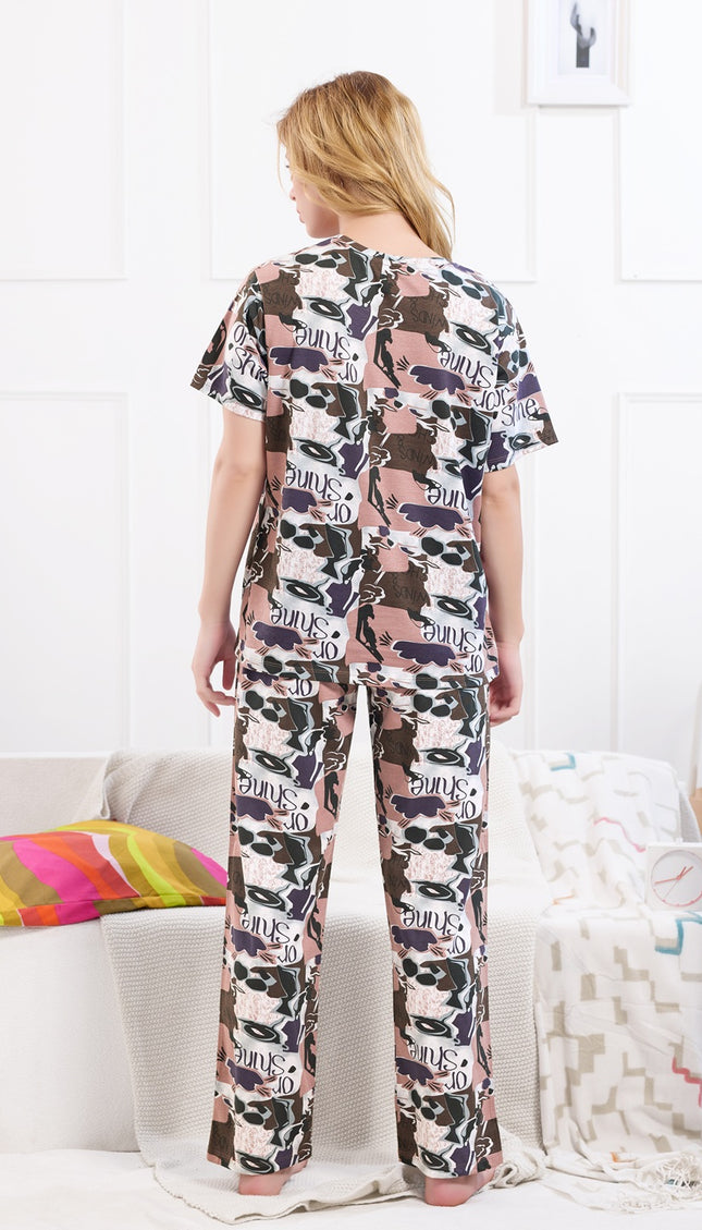 Womens Cotton Printed Co-Ord Set