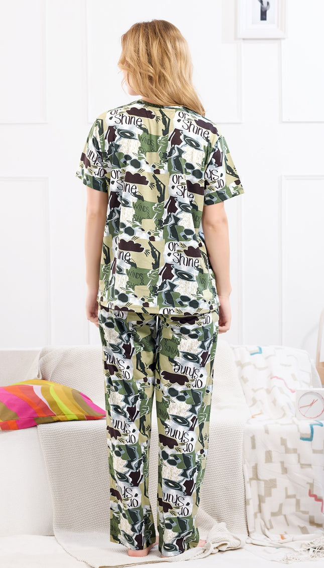 Womens Cotton Printed Co-Ord Set