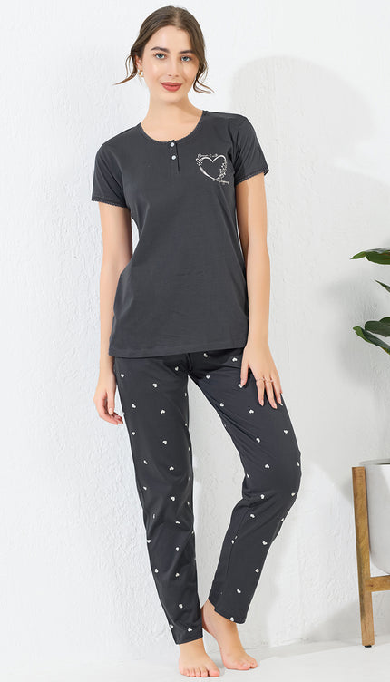 Women’s Cotton Printed Night Suit Set