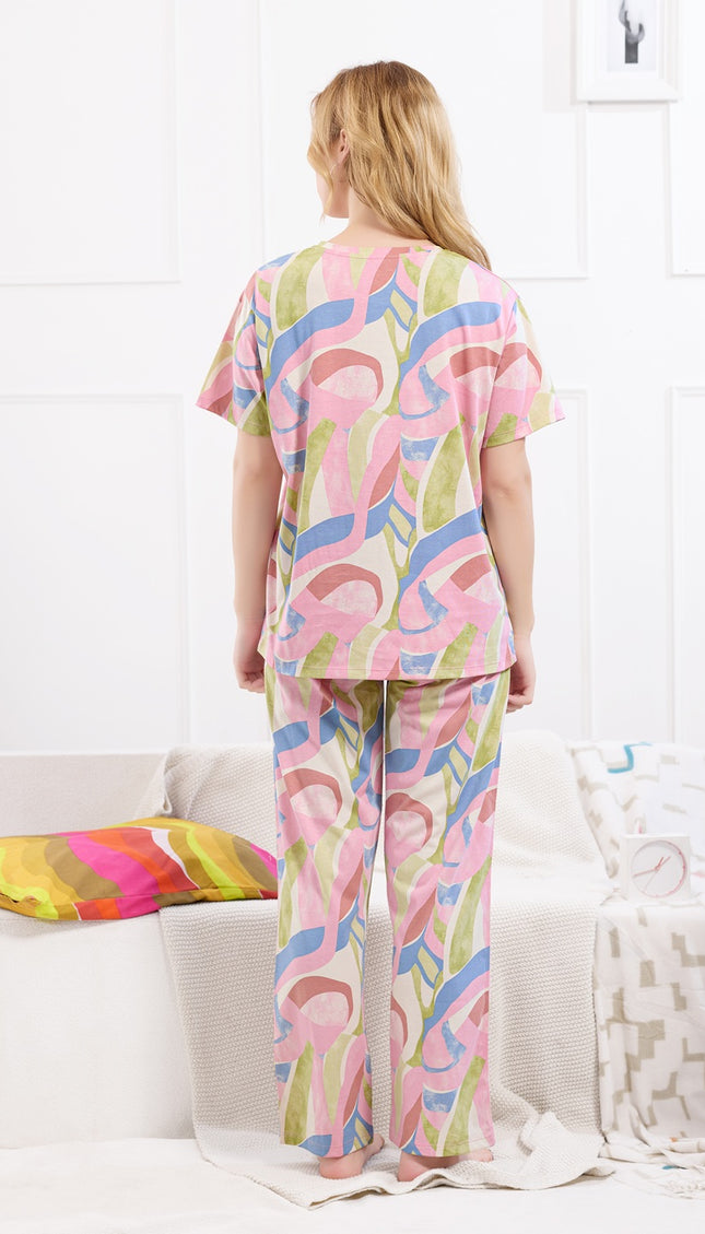 Womens Cotton Printed Co-Ord Set