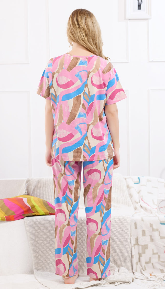 Womens Cotton Printed Co-Ord Set