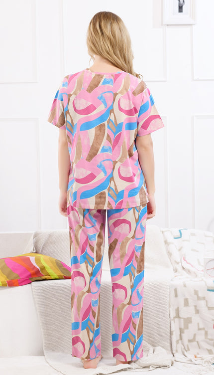 Womens Cotton Printed Co-Ord Set