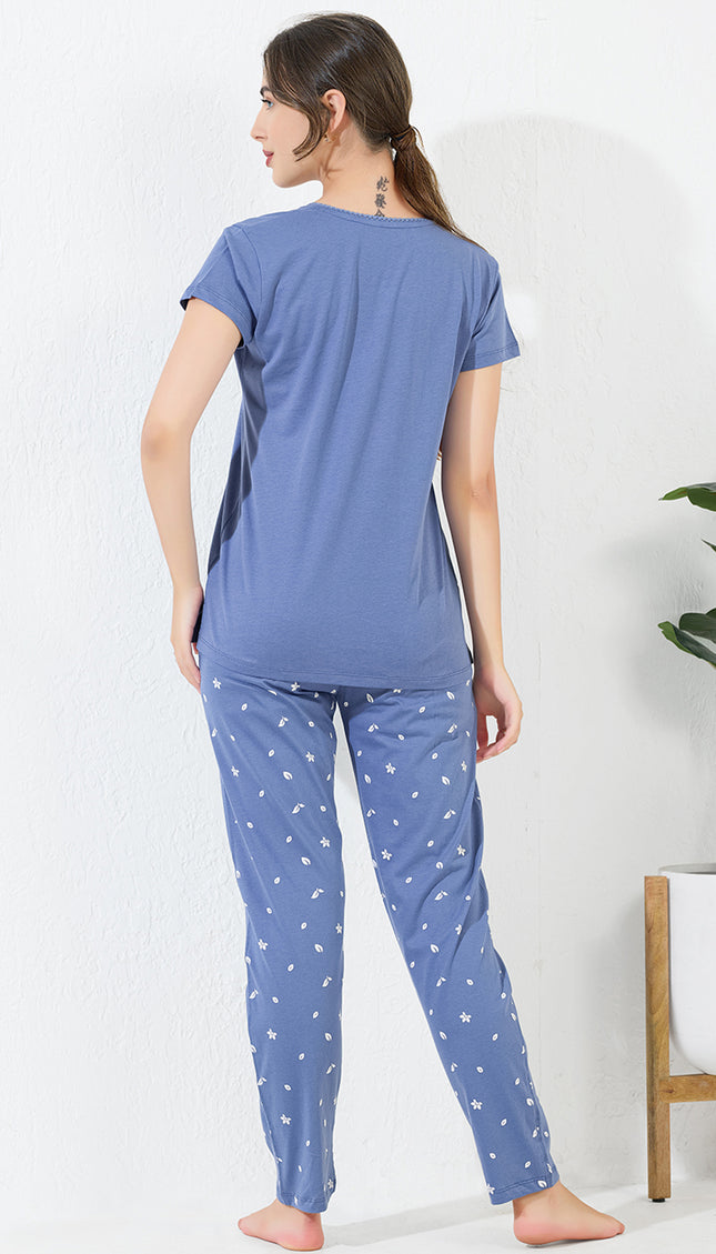 Women’s Cotton Printed Night Suit Set