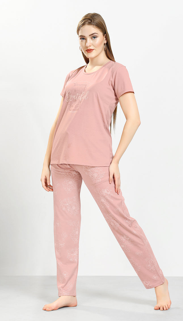 Women's Cotton Printed Night Suit Set