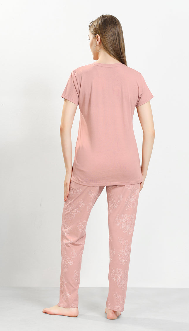 Women's Cotton Printed Night Suit Set