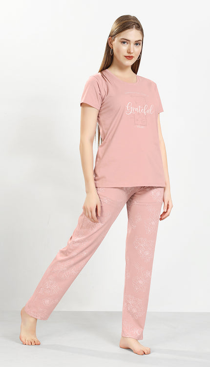Women's Cotton Printed Night Suit Set