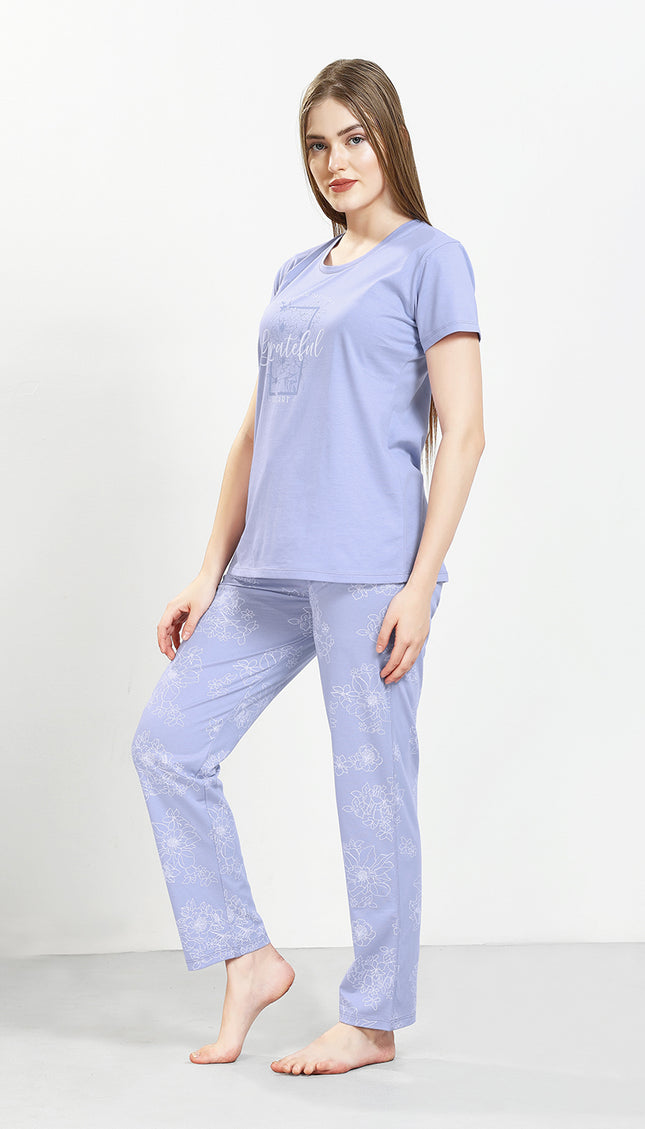 Women’s Cotton Printed Night Suit Set